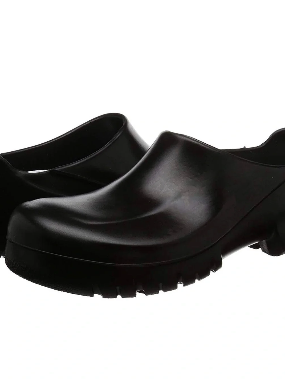 Birkenstock Black Rubber Slip-On Clog